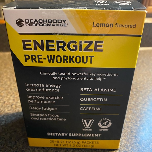 Beachbody Other Beachbody Energize Preworkout Packets 2 Poshmark